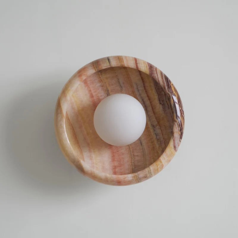 Acro Iris Onyx Sconce