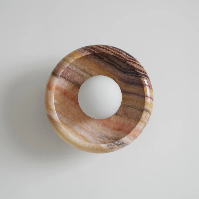 Acro Iris Onyx Sconce