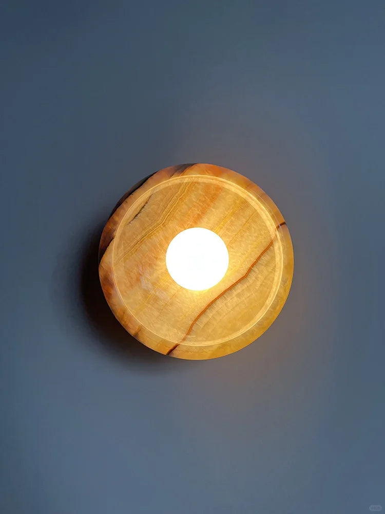 Acro Iris Onyx Sconce