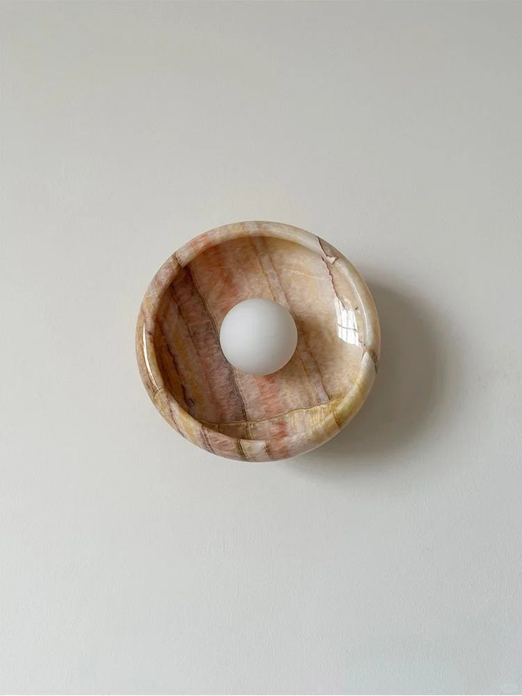 Acro Iris Onyx Sconce