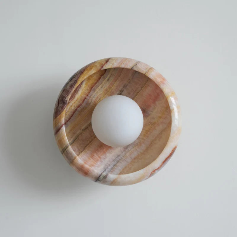 Acro Iris Onyx Sconce