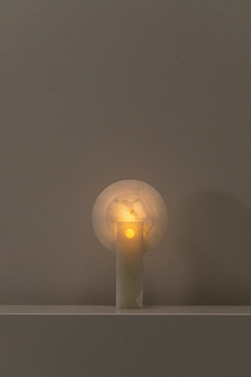 Addition Alabaster Table Lamp