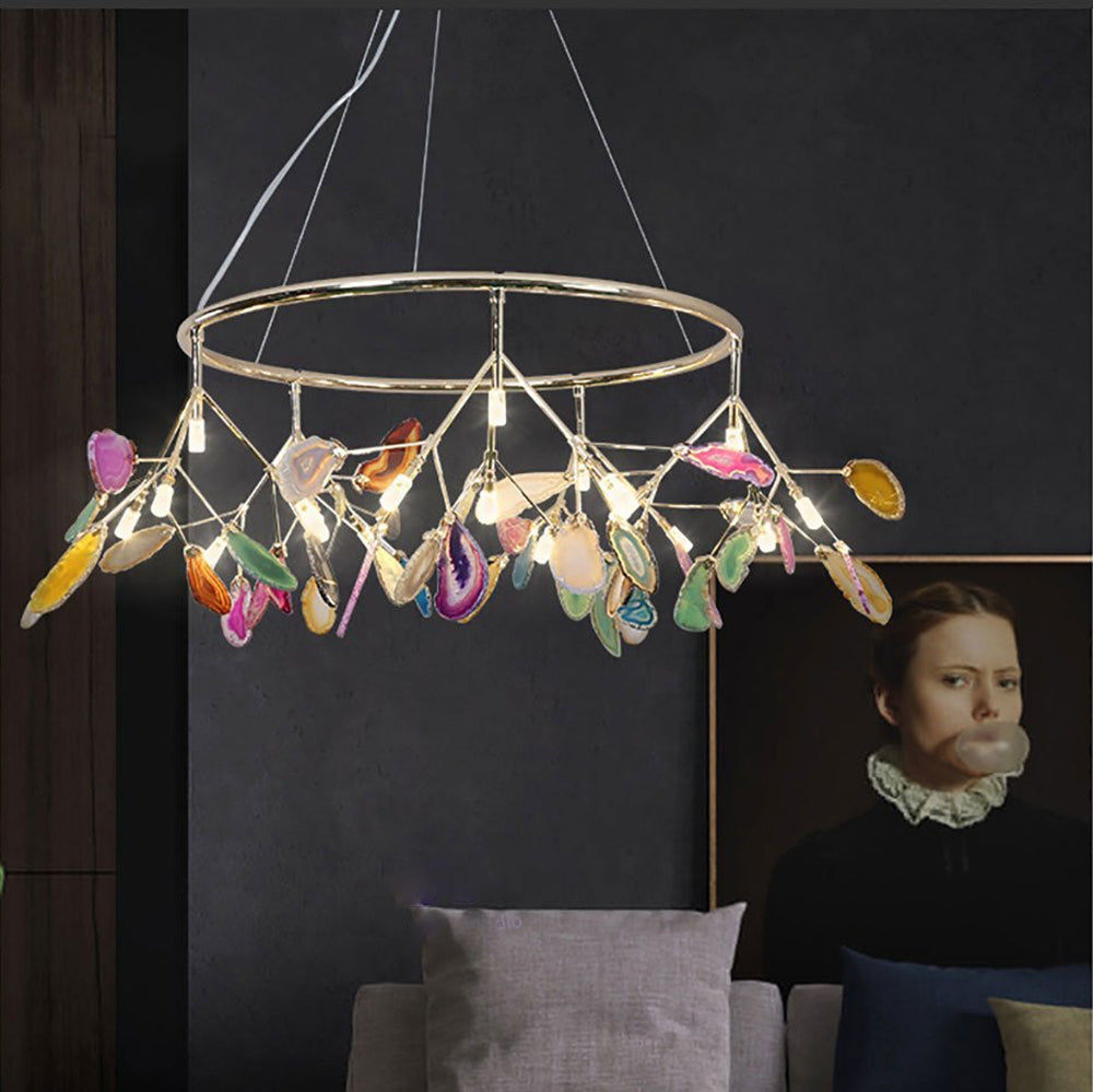 Candra Agates Chandelier