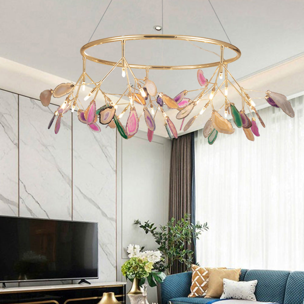 Candra Agates Chandelier