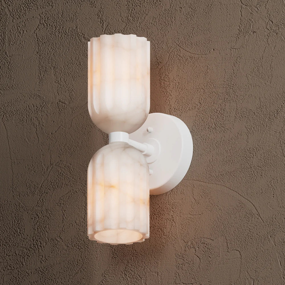 Alabaster 2 Light Sconce