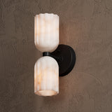 Alabaster 2 Light Sconce