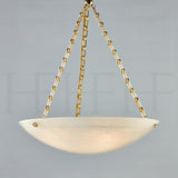 Alabaster Bowl Pendant Lamp