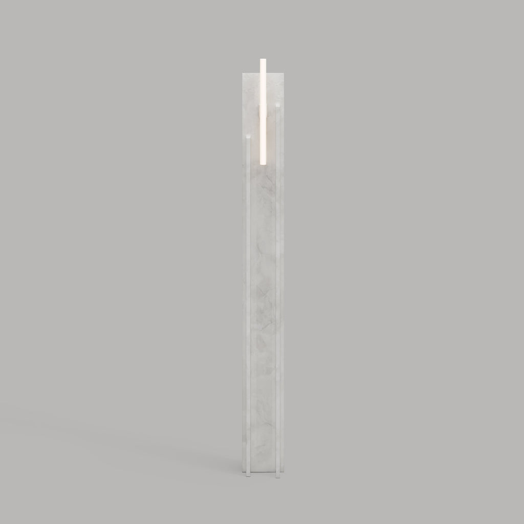 Thread Alabaster Floor Lamp
