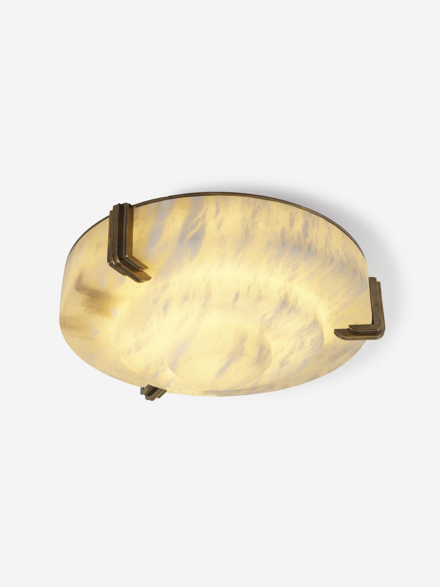 Alabaster Lang Flush Mount
