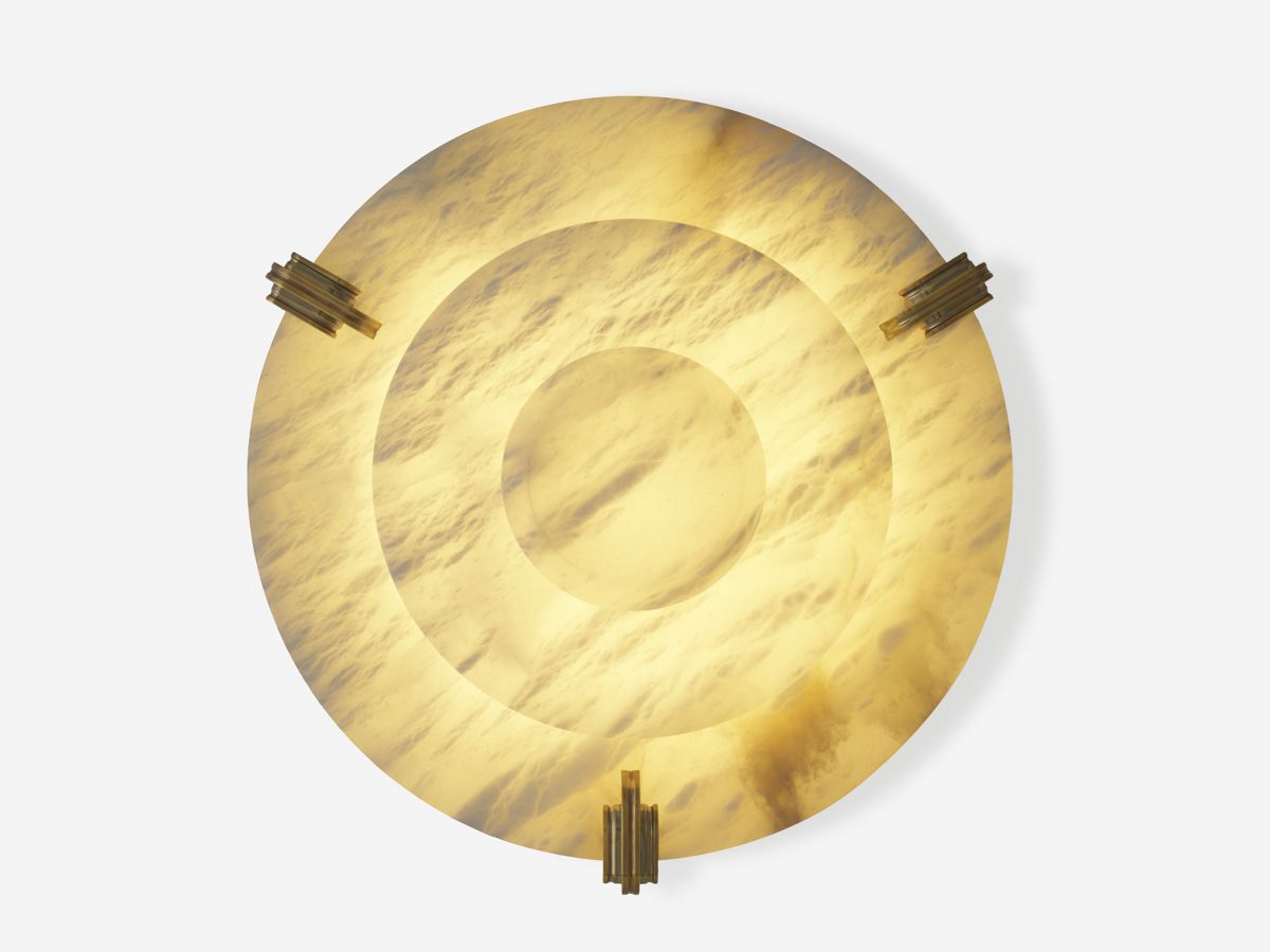 Alabaster Lang Flush Mount