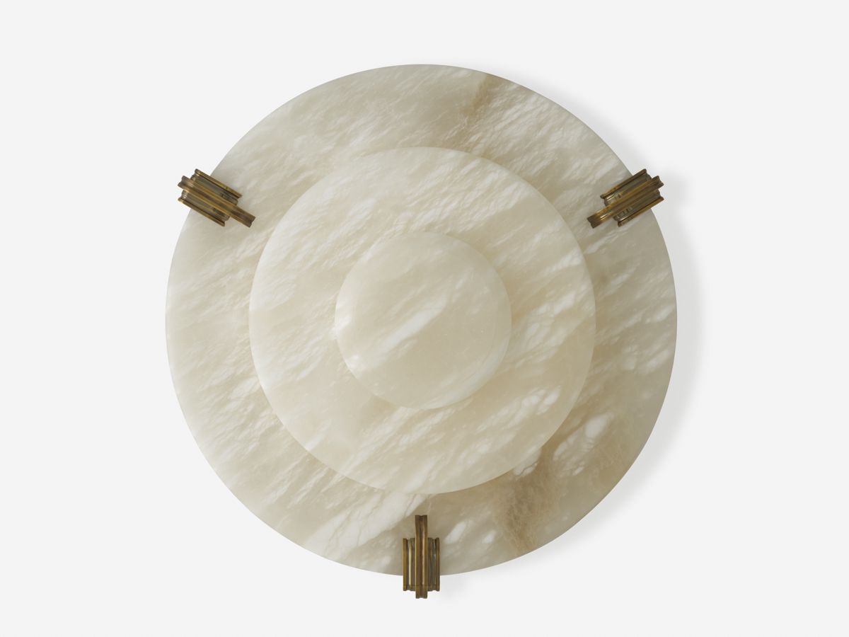 Alabaster Lang Flush Mount