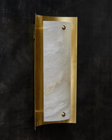 Alabaster Shield Wall Sconce