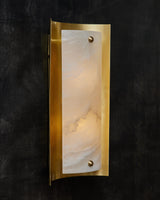 Alabaster Shield Wall Sconce