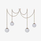 Alabaster Swag Chandelier