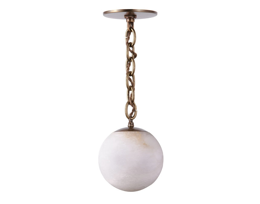 Alabaster Swag Chandelier
