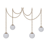 Alabaster Swag Chandelier