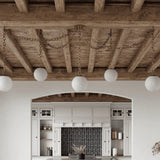 Alabaster Swag Chandelier