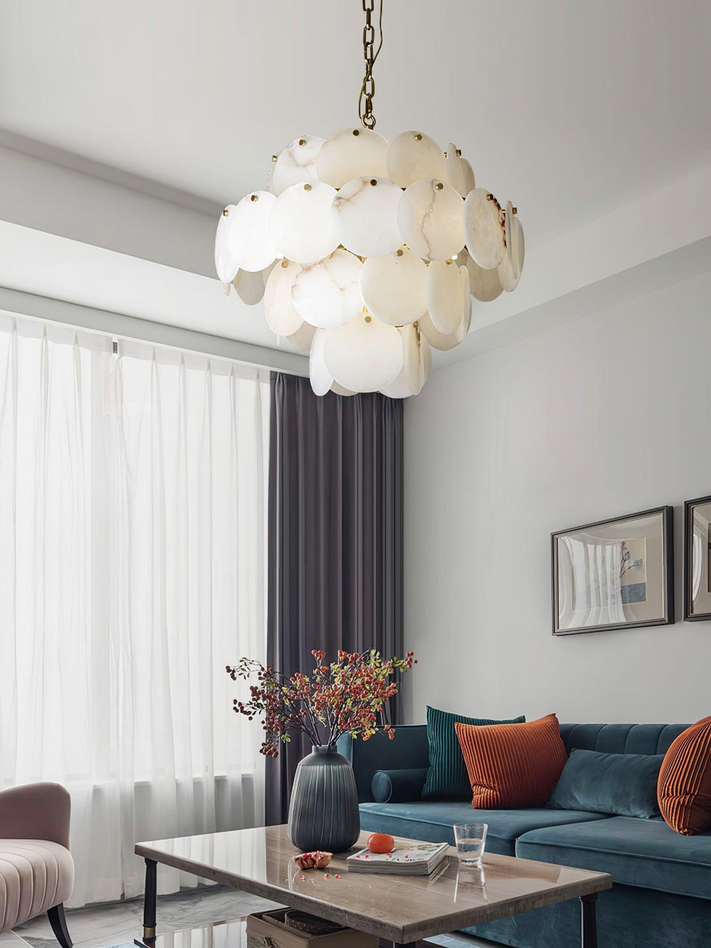 Zachary Alabaster Chandelier