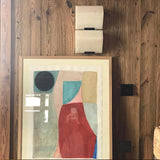 Block Alabaster Wall Sconce