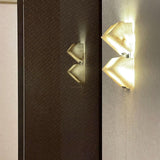 Block Alabaster Wall Sconce