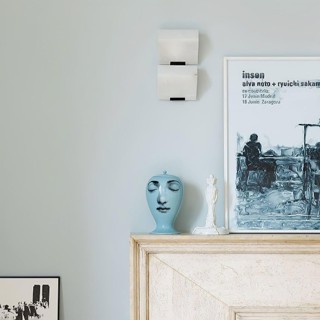 Block Alabaster Wall Sconce