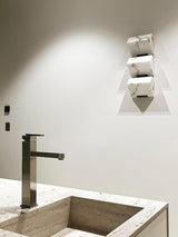 Block Alabaster Wall Sconce