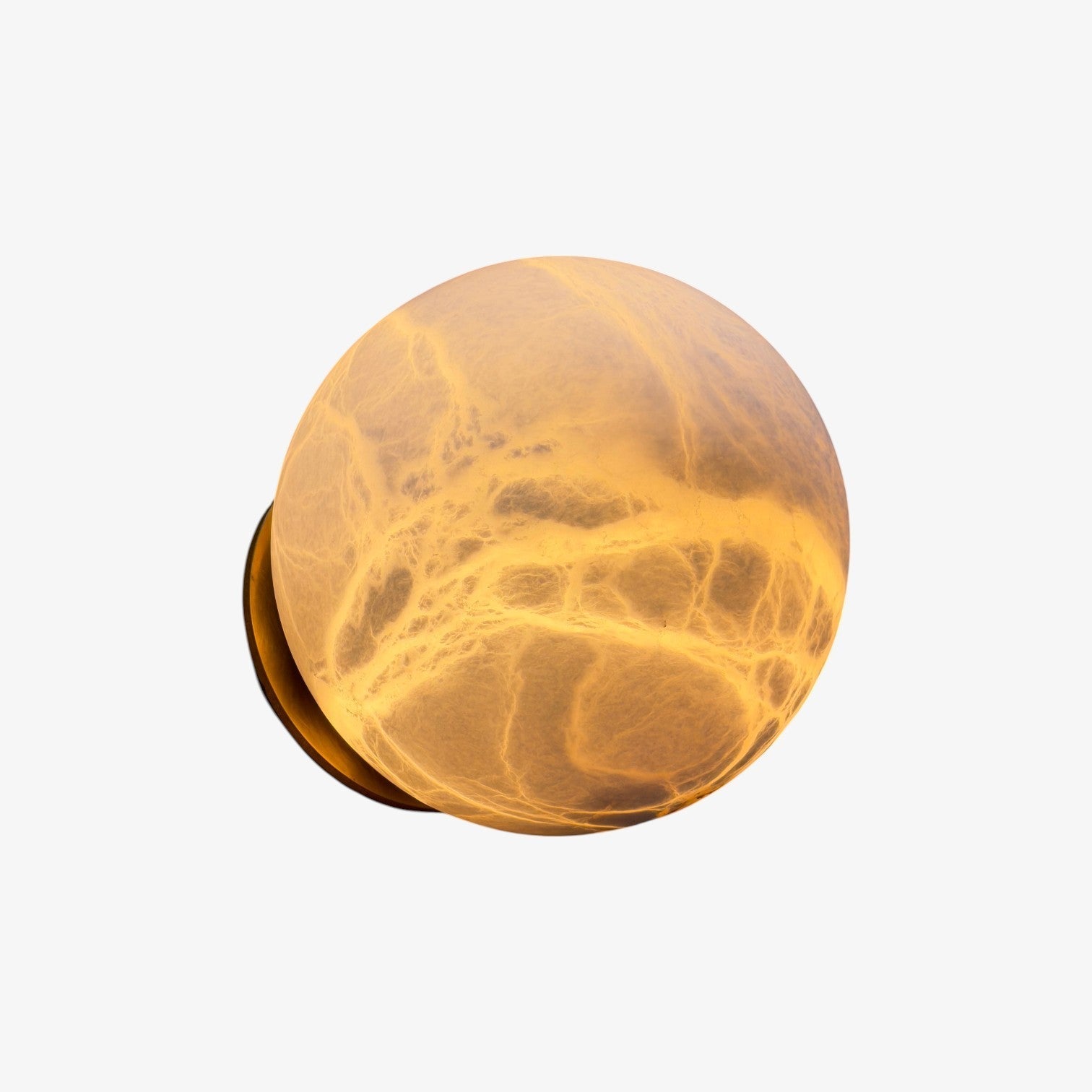 Arlo Orb Alabaster Sconce
