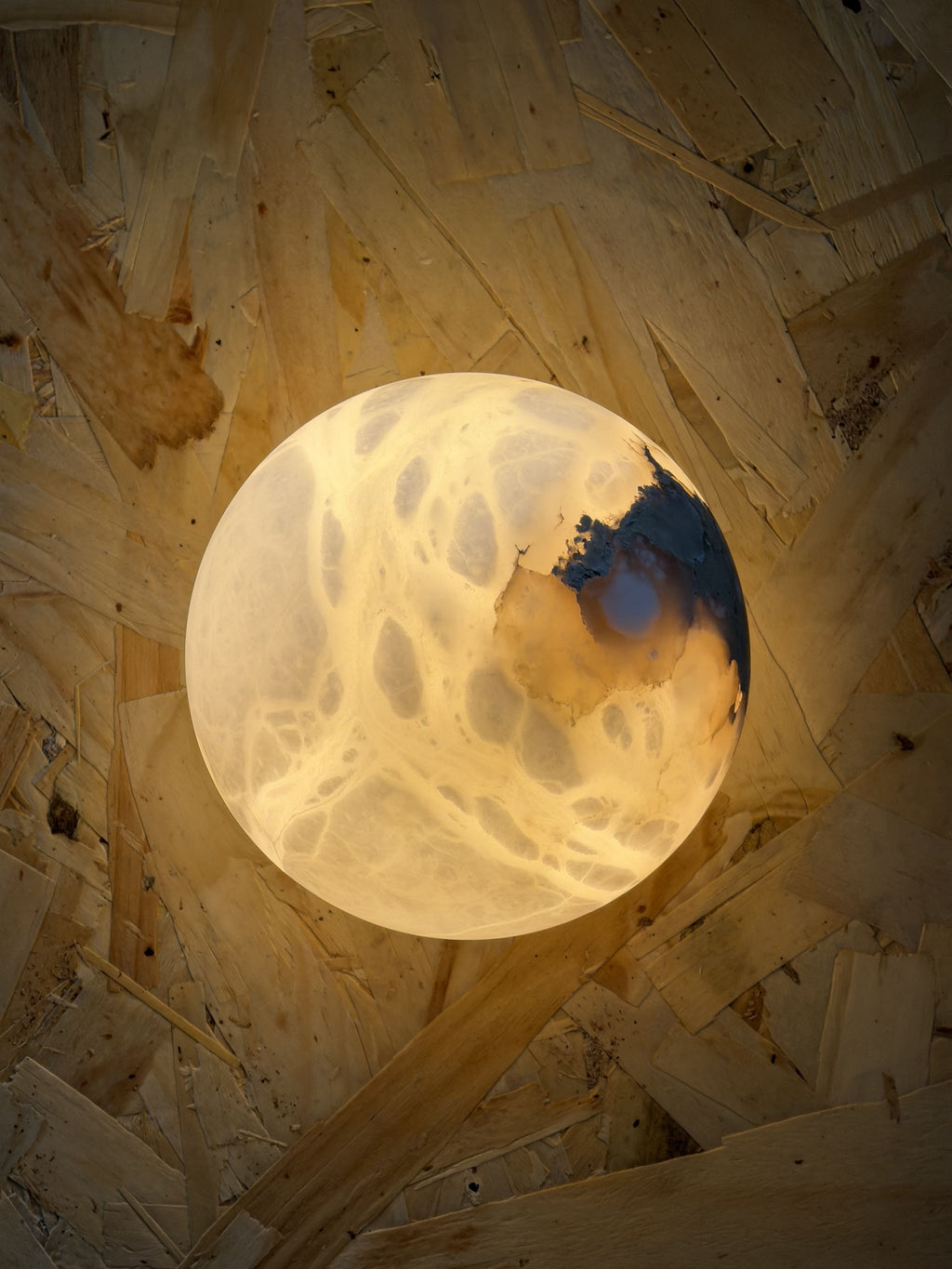 Arlo Orb Alabaster Sconce