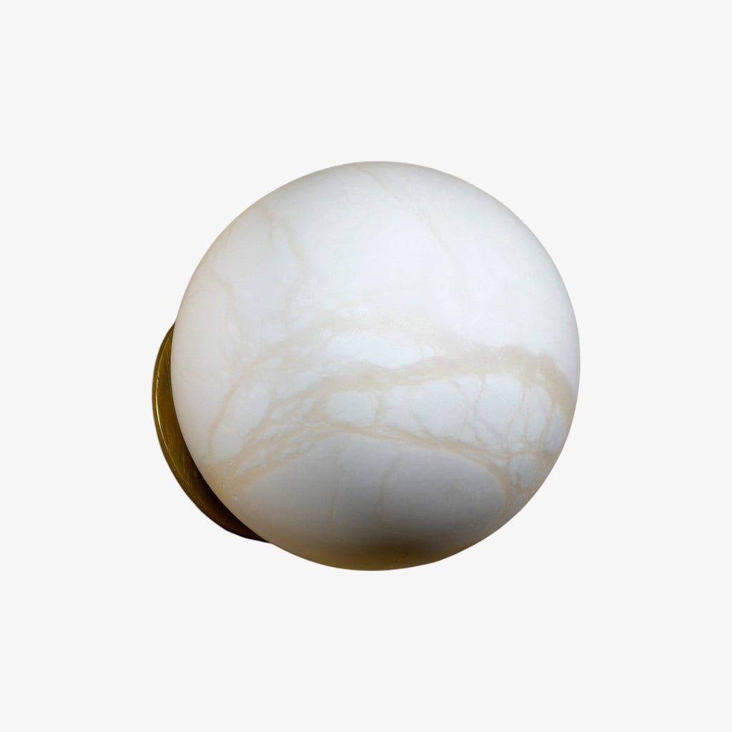 Arlo Orb Alabaster Sconce