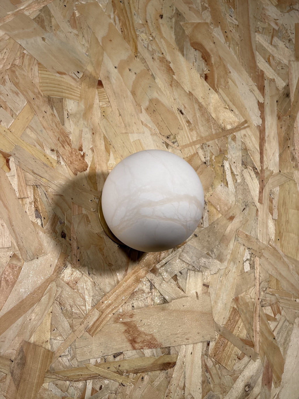 Arlo Orb Alabaster Sconce