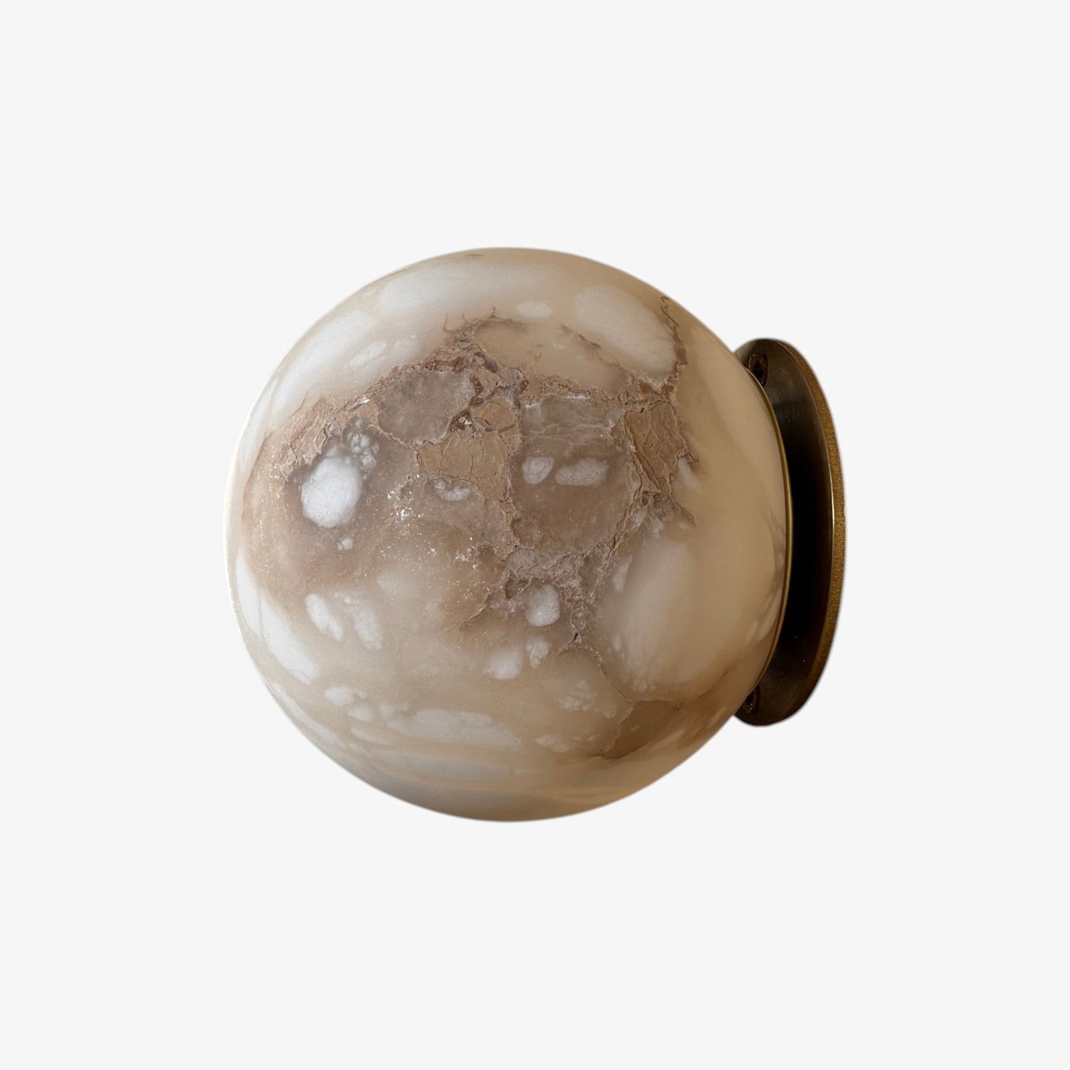 Arlo Orb Alabaster Sconce