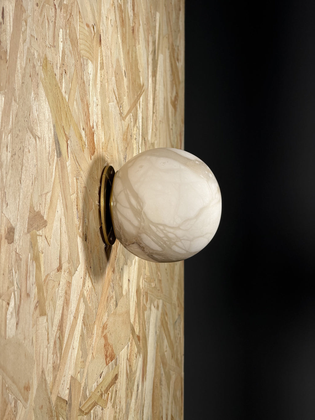 Arlo Orb Alabaster Sconce