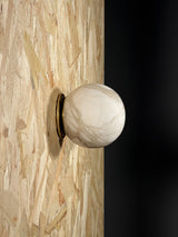 Arlo Orb Alabaster Sconce