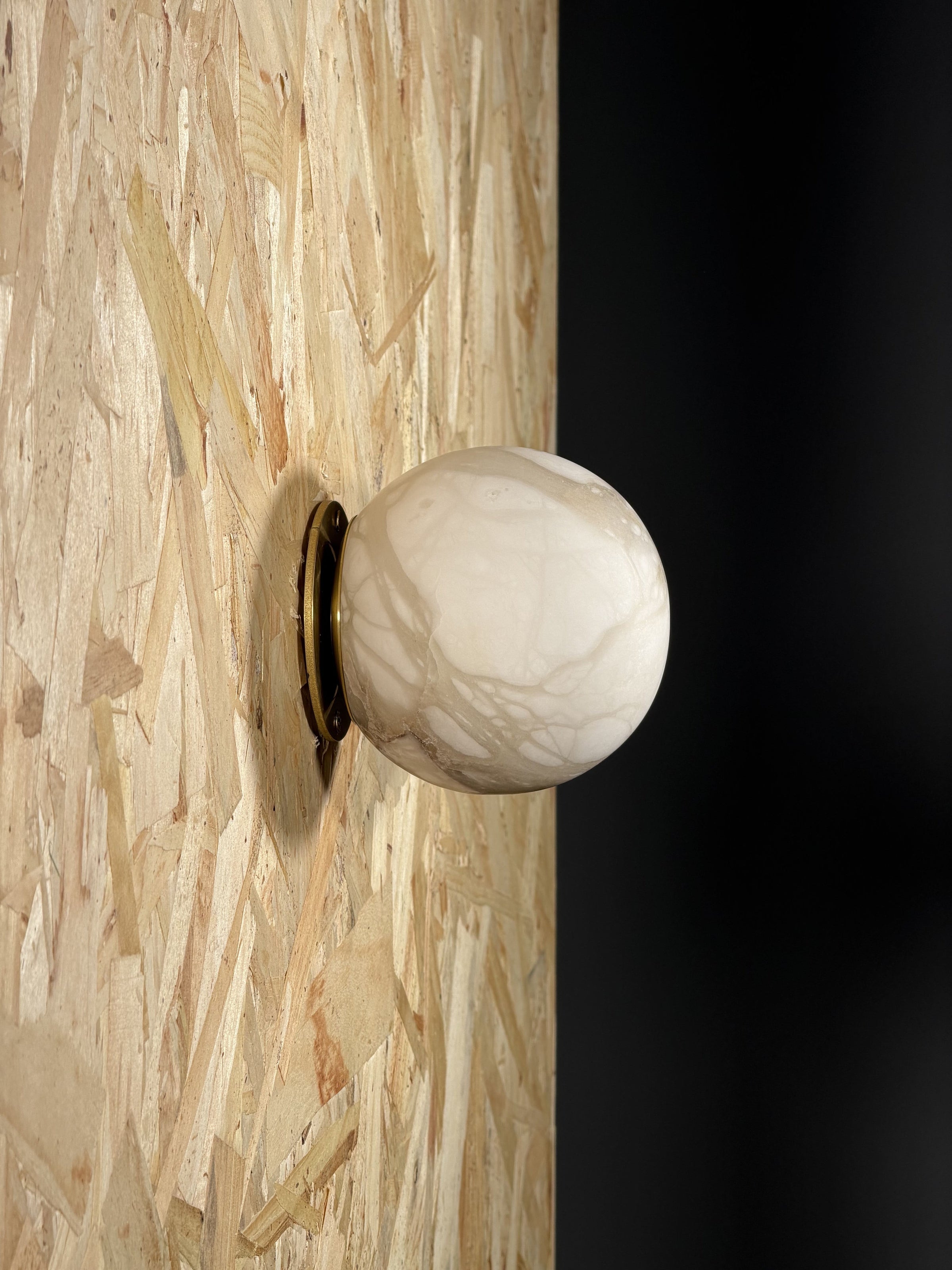 Arlo Orb Alabaster Sconce