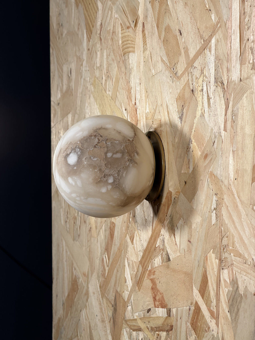Arlo Orb Alabaster Sconce