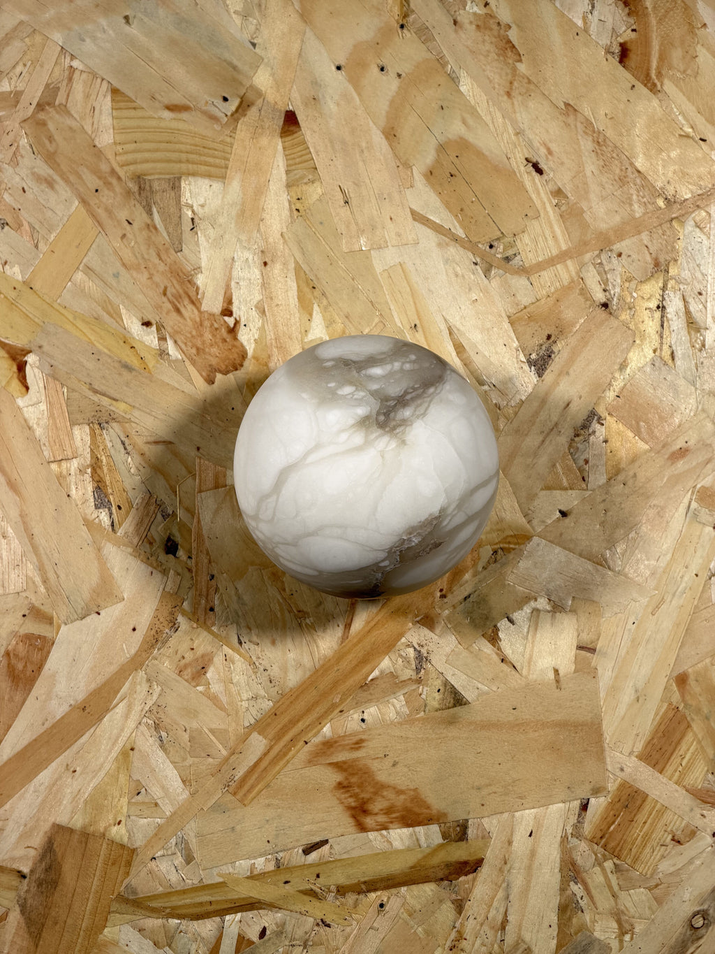 Arlo Orb Alabaster Sconce