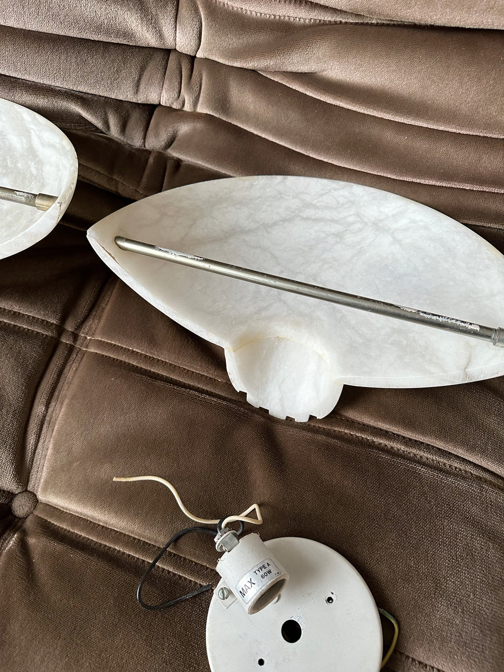 ArtD Alabaster Wall Sconce