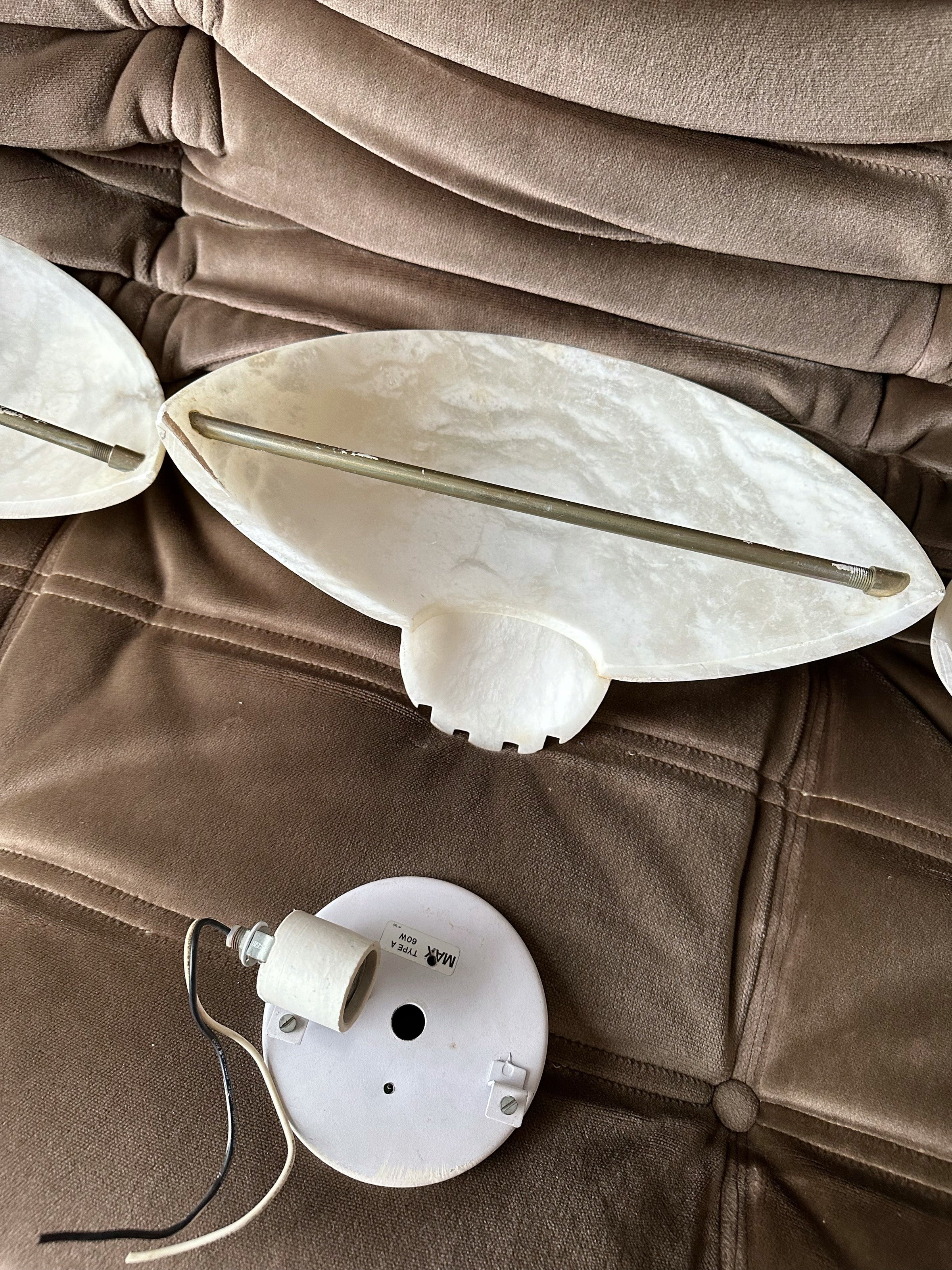 ArtD Alabaster Wall Sconce