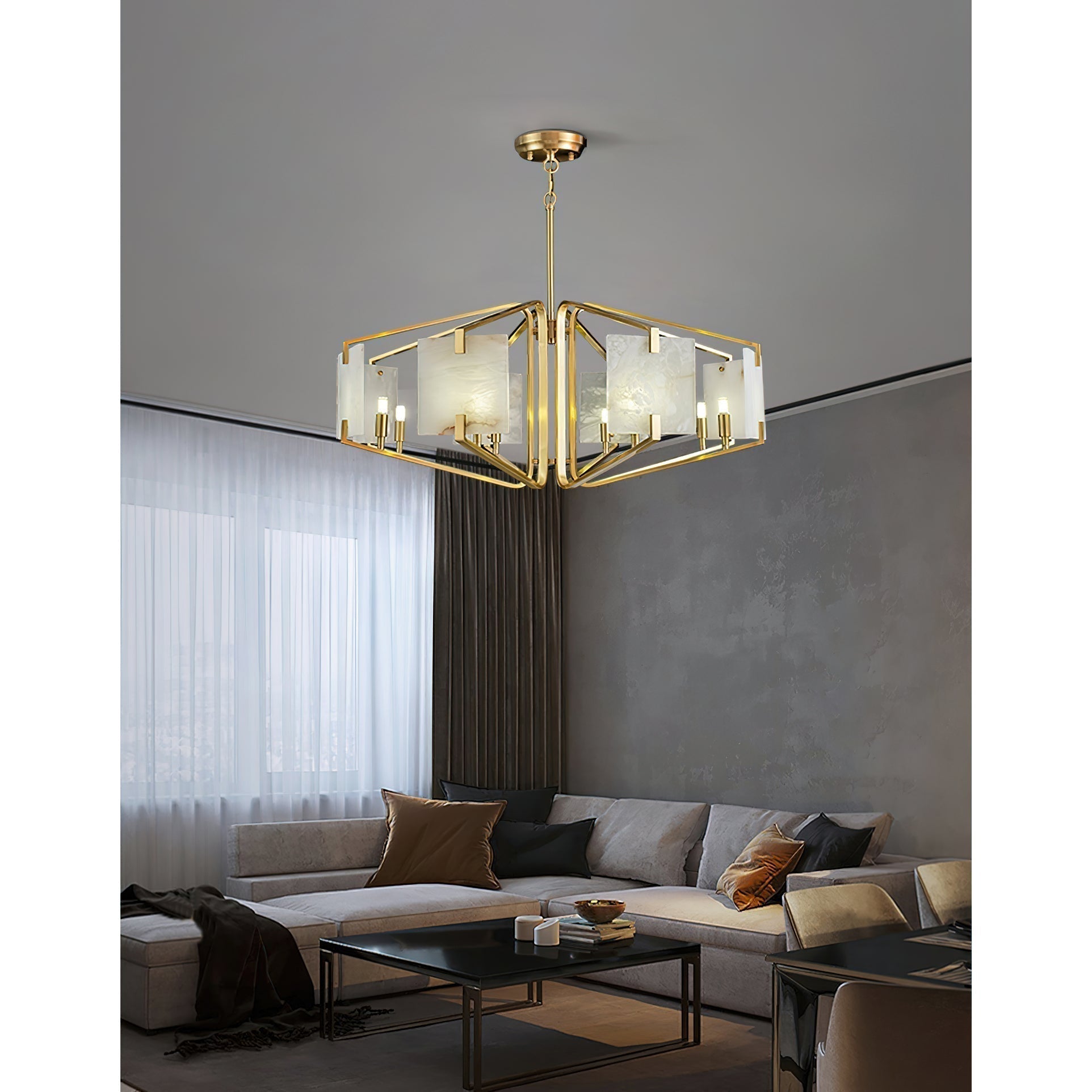 Audette Alabaster Chandelier