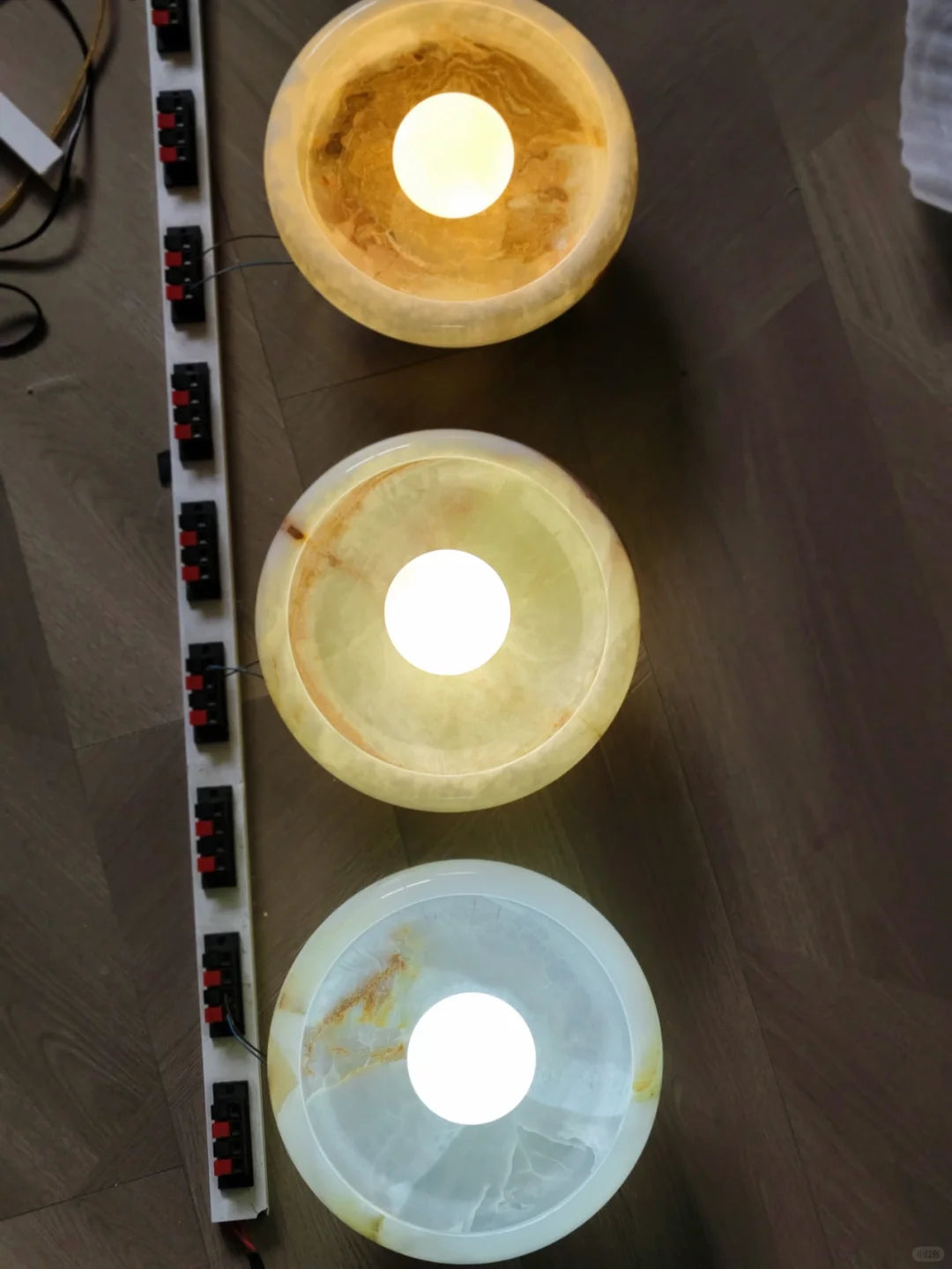 Aurora Green Onyx Sconce