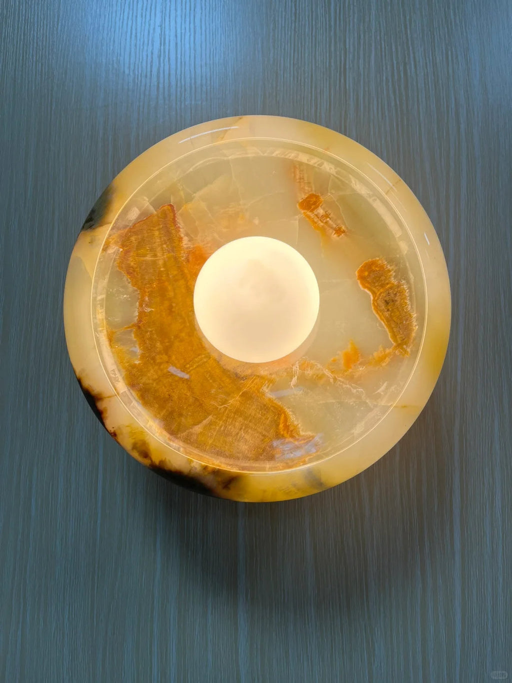 Aurora Green Onyx Sconce