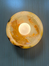 Aurora Green Onyx Sconce