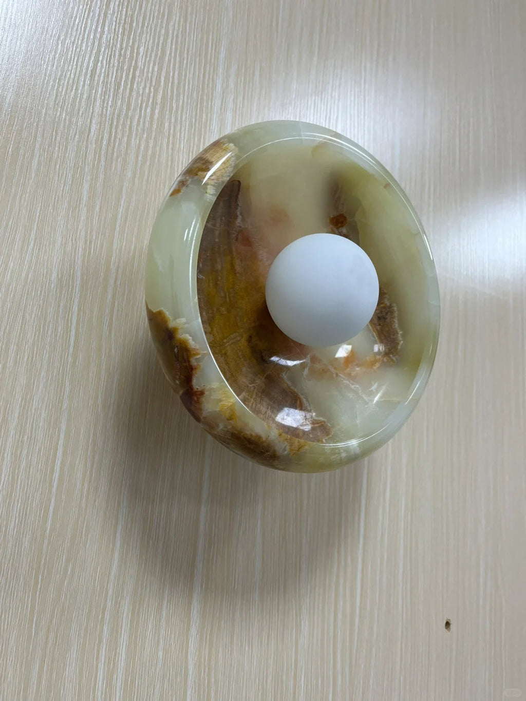 Aurora Green Onyx Sconce