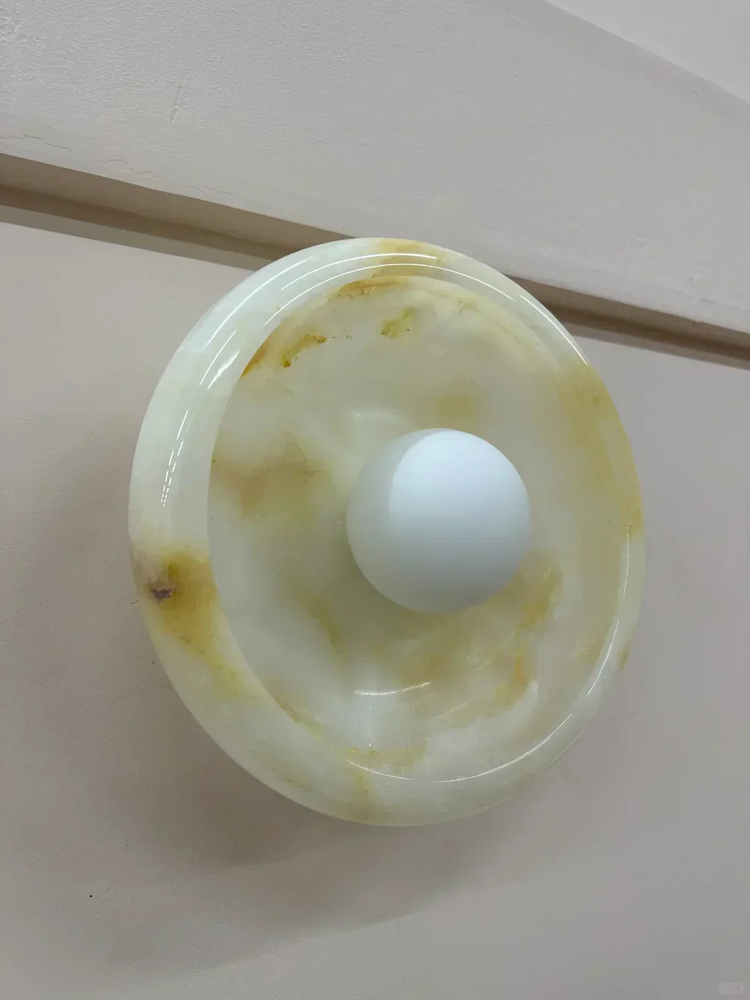 Aurora Green Onyx Sconce