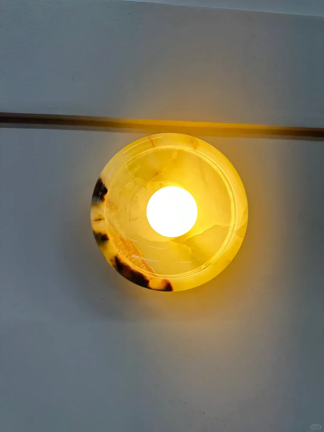 Aurora Green Onyx Sconce