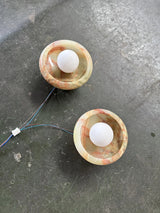 Aurora Green Onyx Sconce