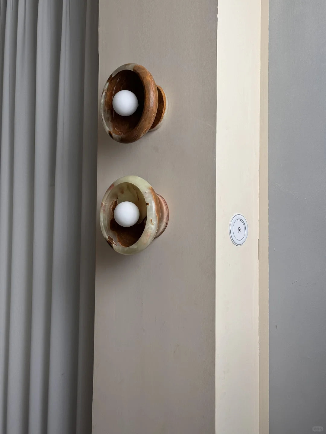 Aurora Green Onyx Sconce