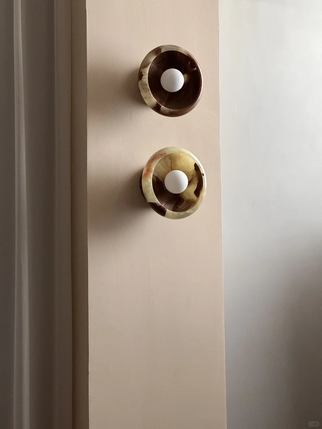 Aurora Green Onyx Sconce