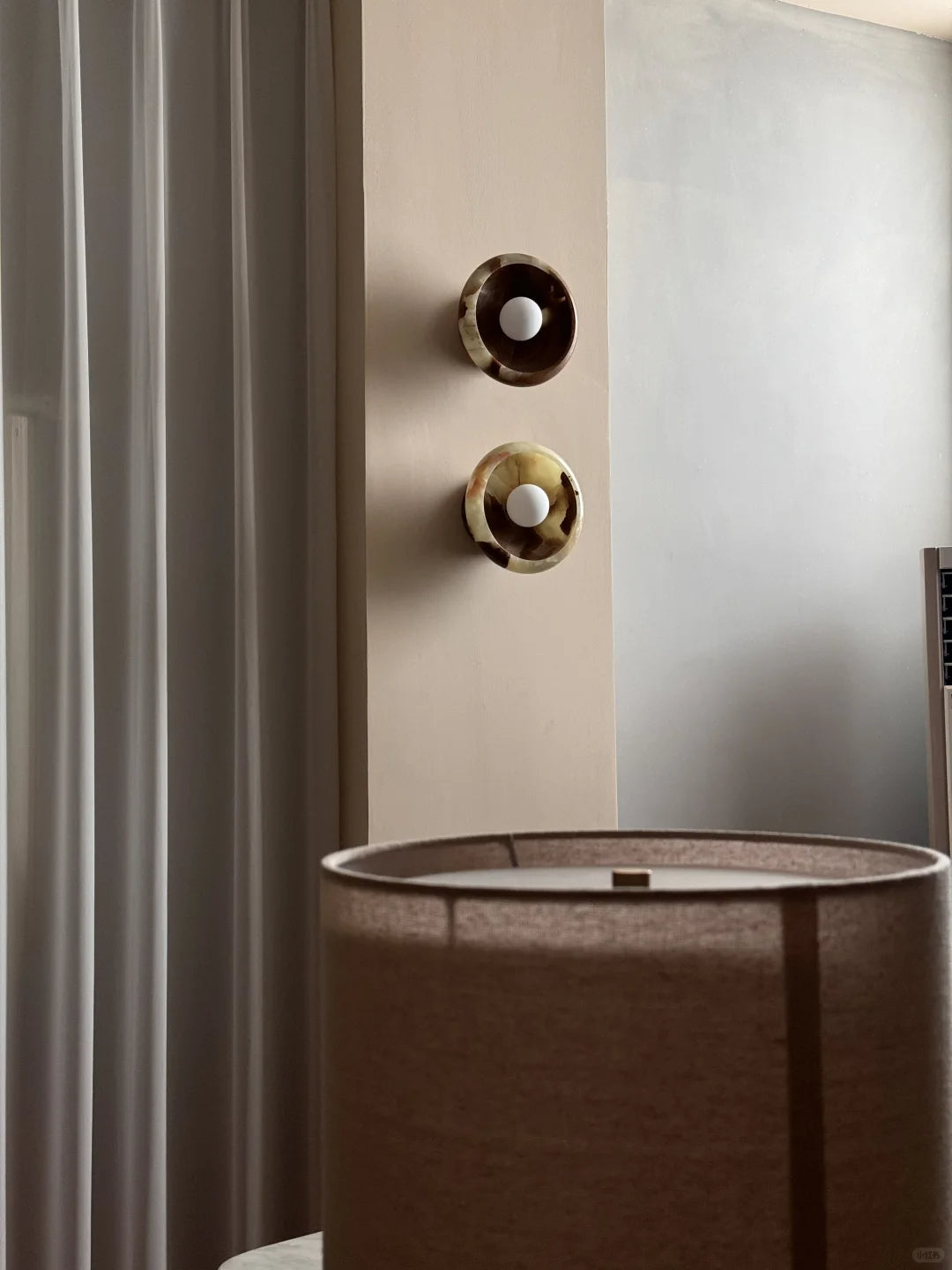 Aurora Green Onyx Sconce