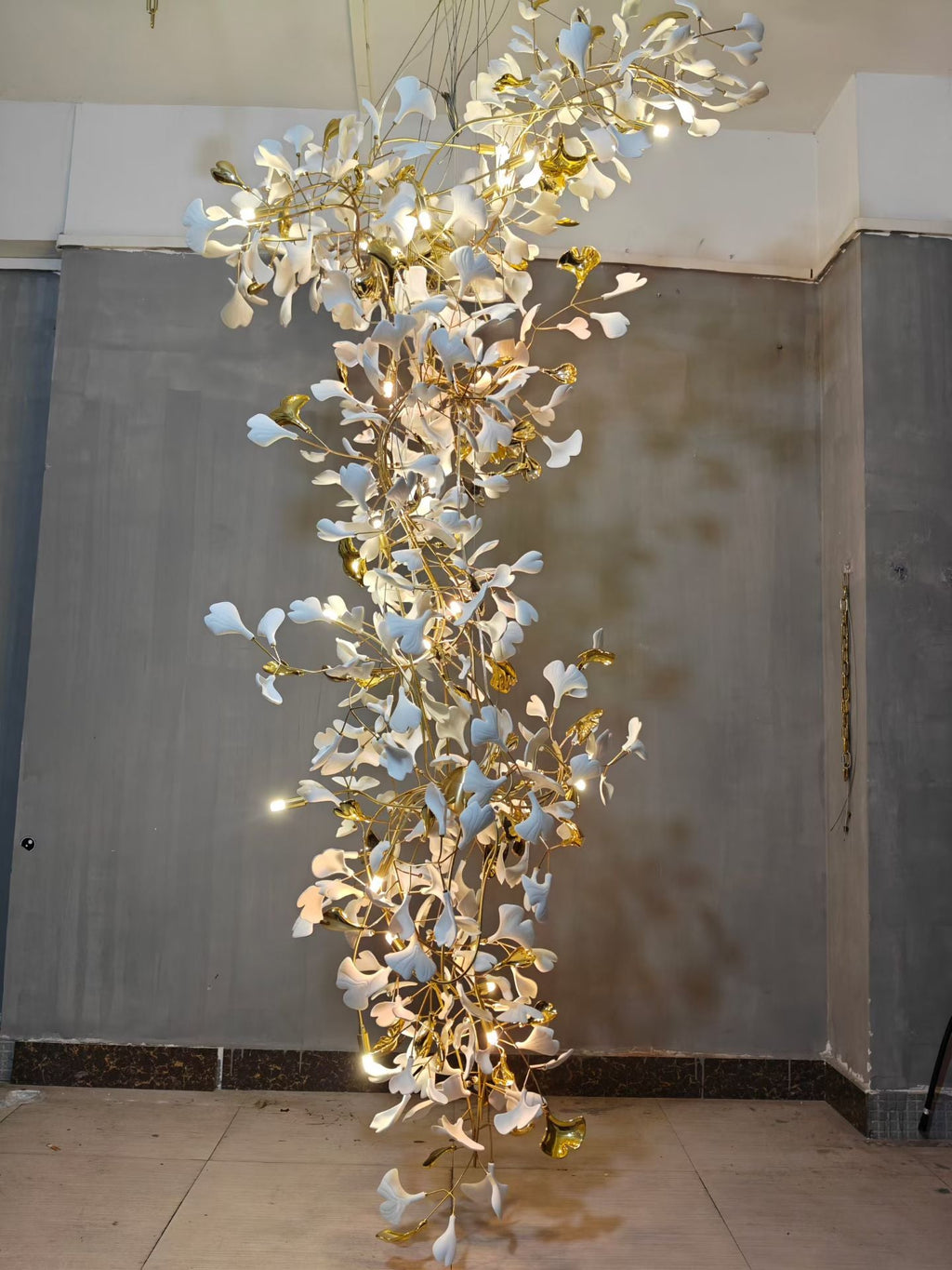 B420 Gingko Chandelier